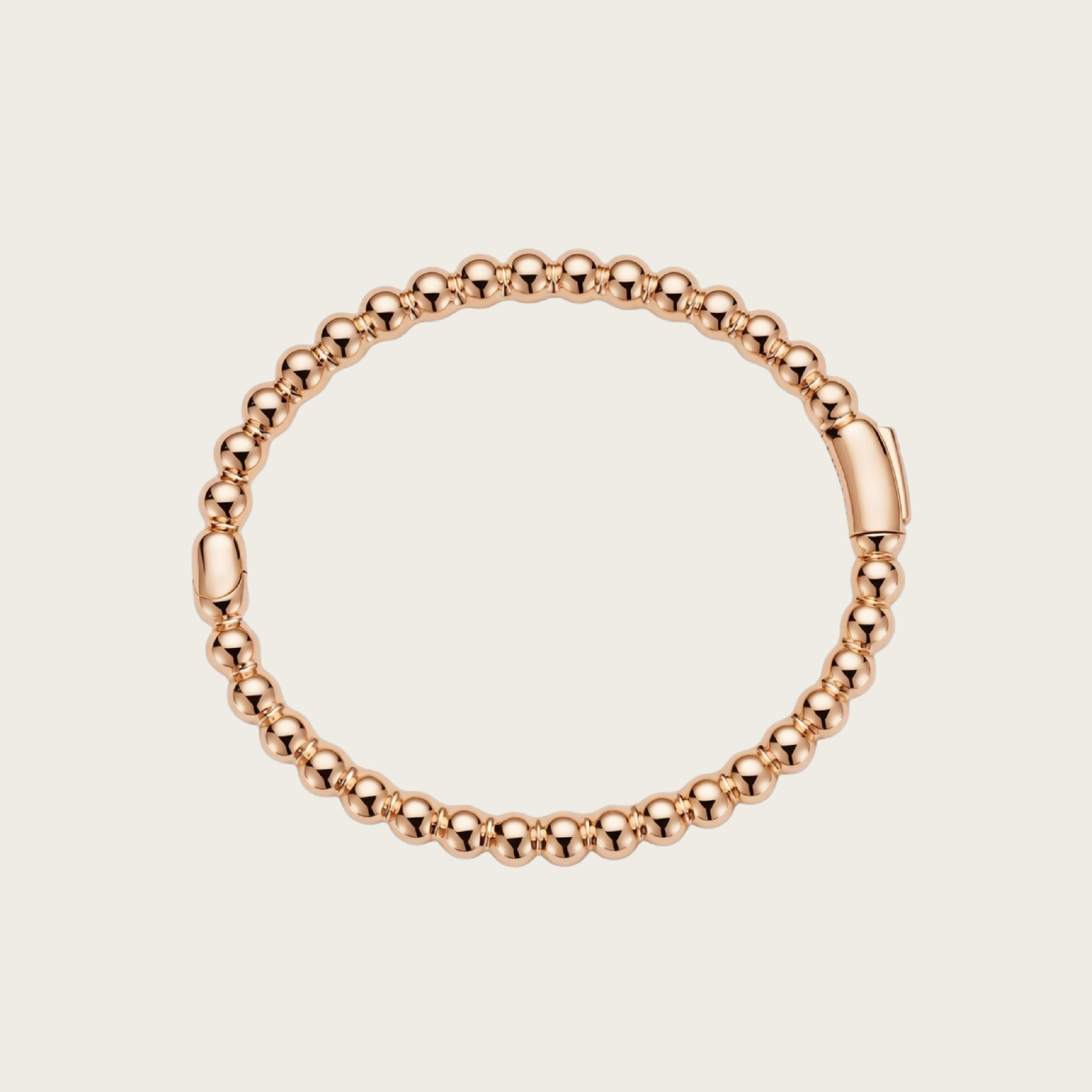 18k Rose Gold Vermeil, High Polish
