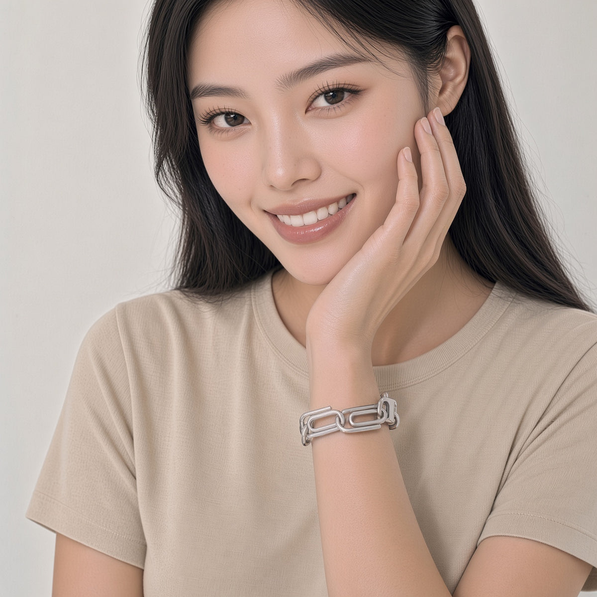 True Paper Clip Bracelet
