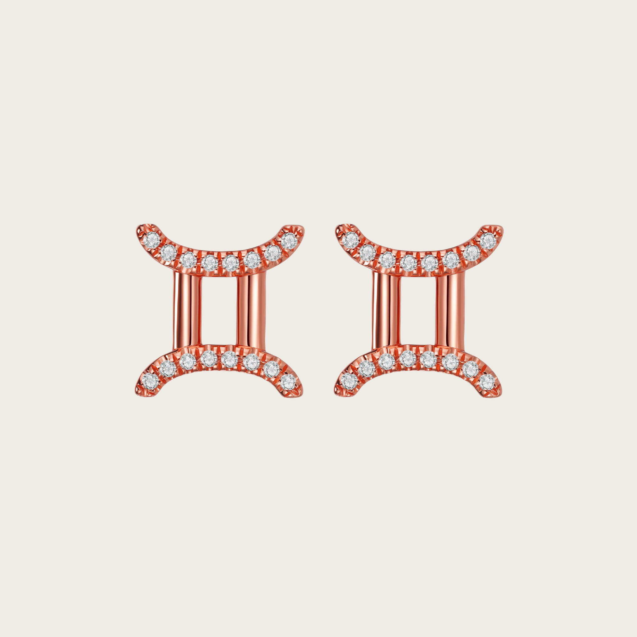 Celestial Whisper - Gemini Constellation Earring - Your Talisman of Timeless Light