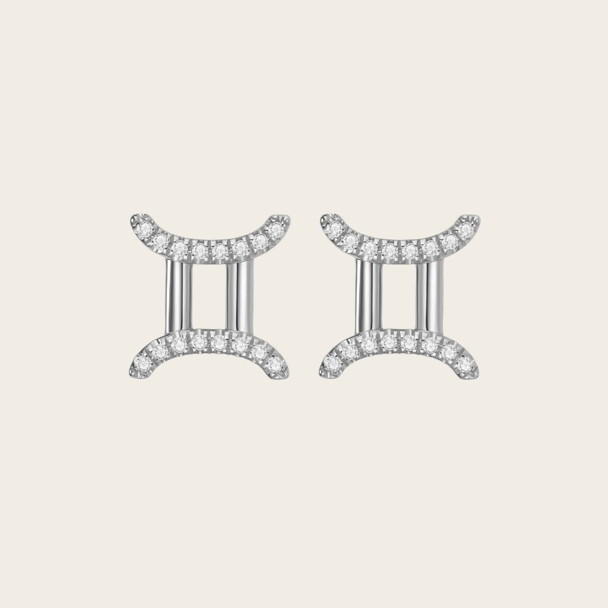 Celestial Whisper - Gemini Constellation Earring - Your Talisman of Timeless Light