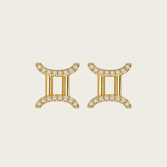 Celestial Whisper - Gemini Constellation Earring - Your Talisman of Timeless Light