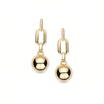 Geometric Balance Sphere Earrings