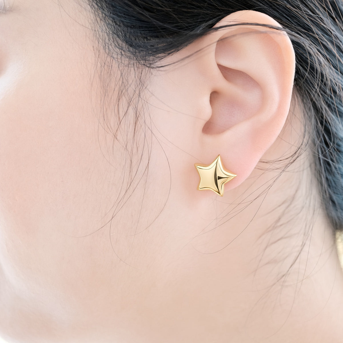 18k Gold Vermeil, Stud