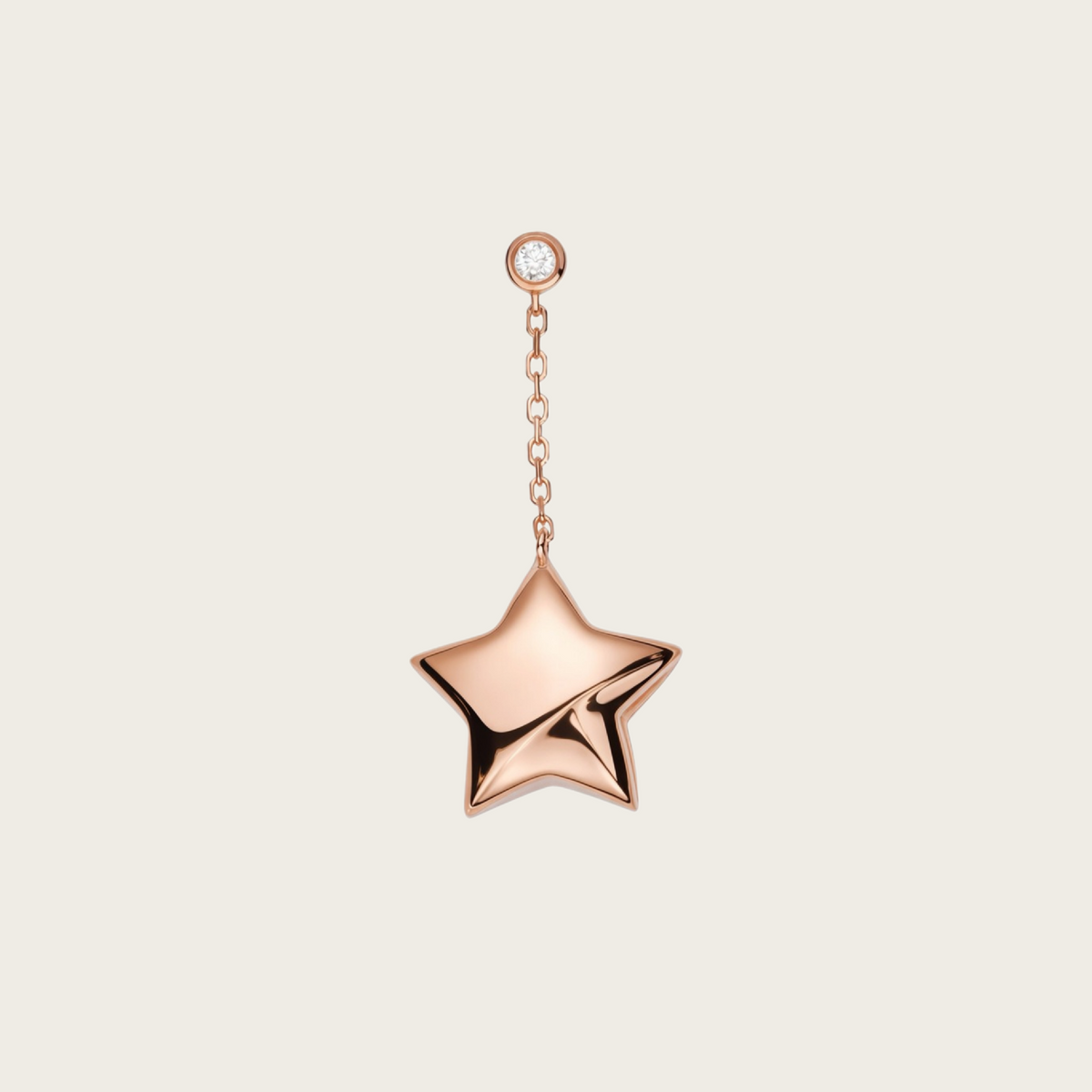 18k Rose Gold Vermeil, Dangling