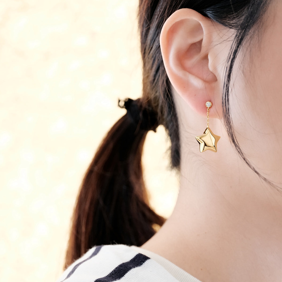 18k Gold Vermeil, Dangling