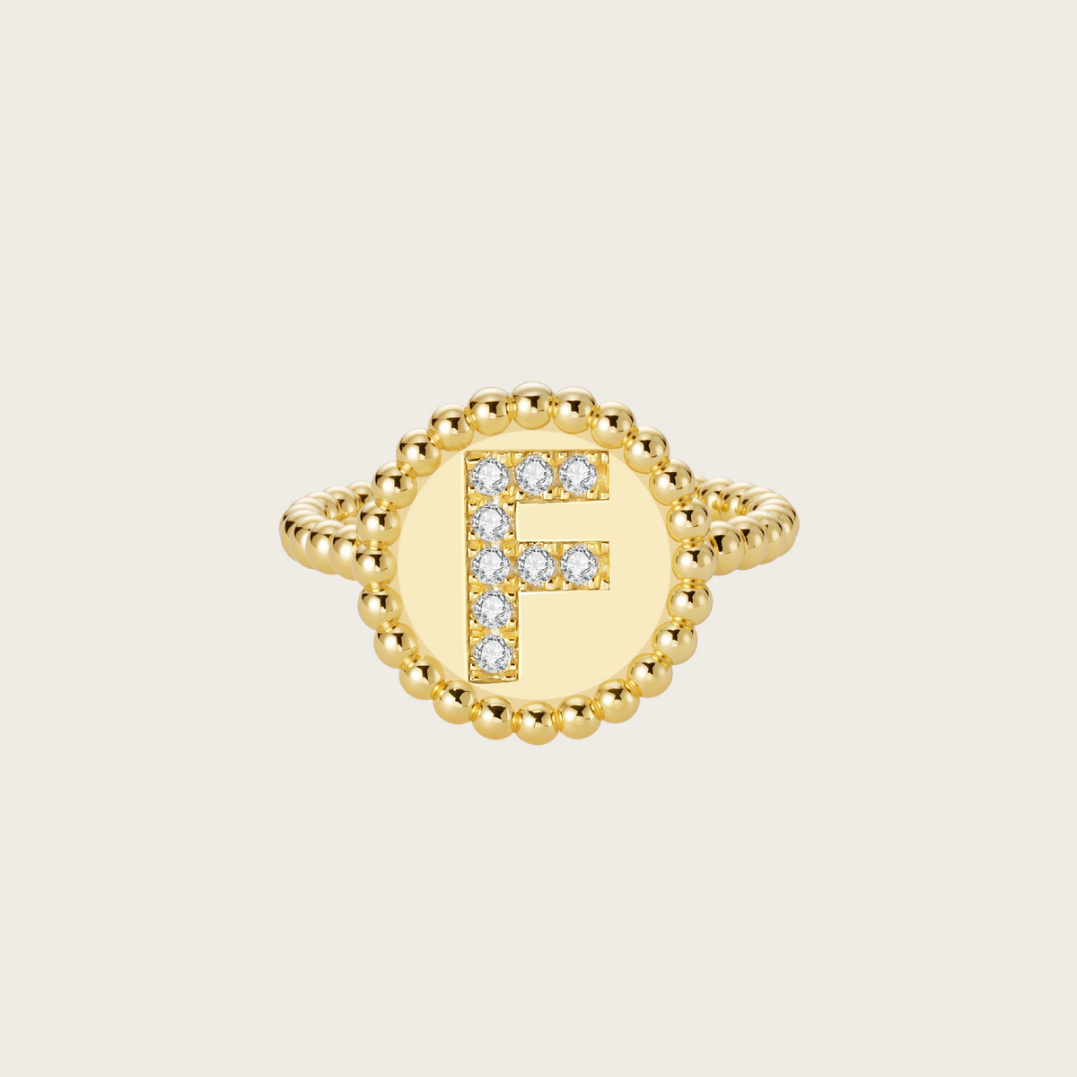 18k Gold Vermeil, F