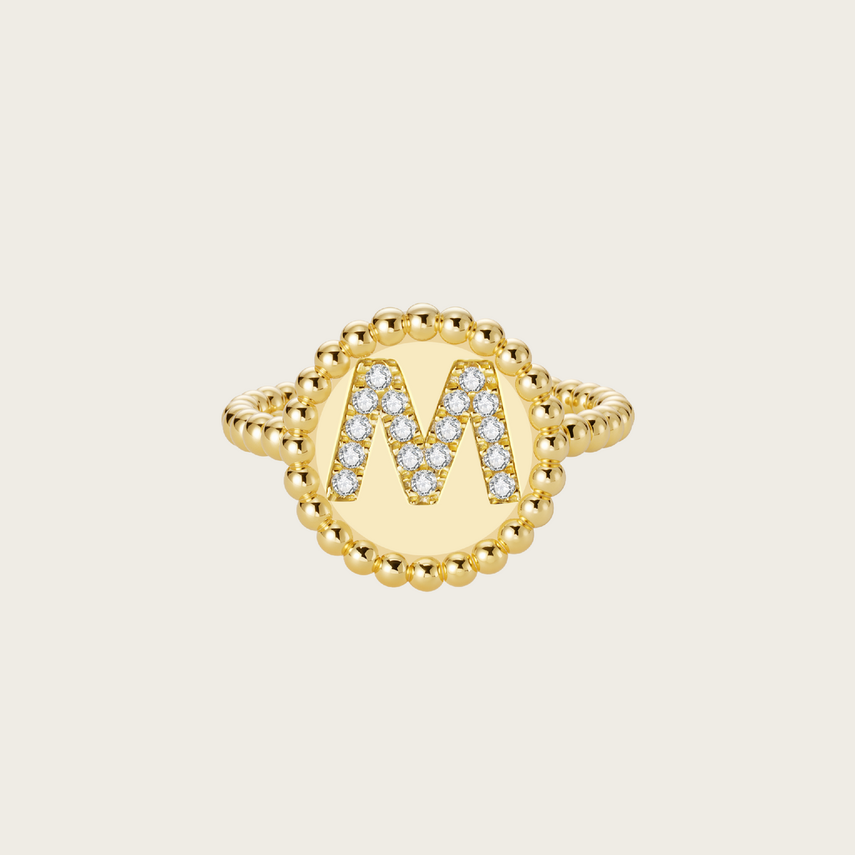 18k Gold Vermeil, M