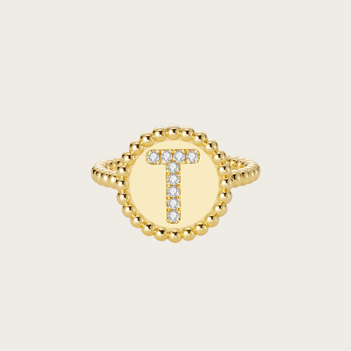 18k Gold Vermeil, T