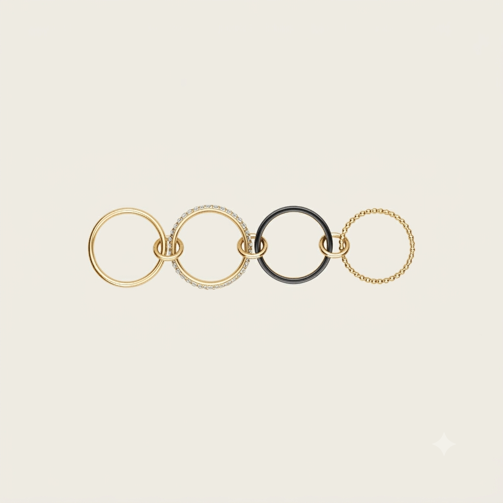 18k Gold Vermeil, Black