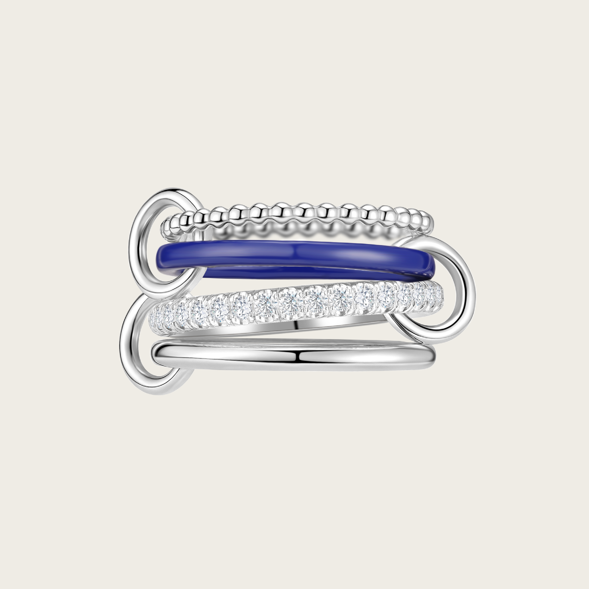 Sterling Silver, Blue