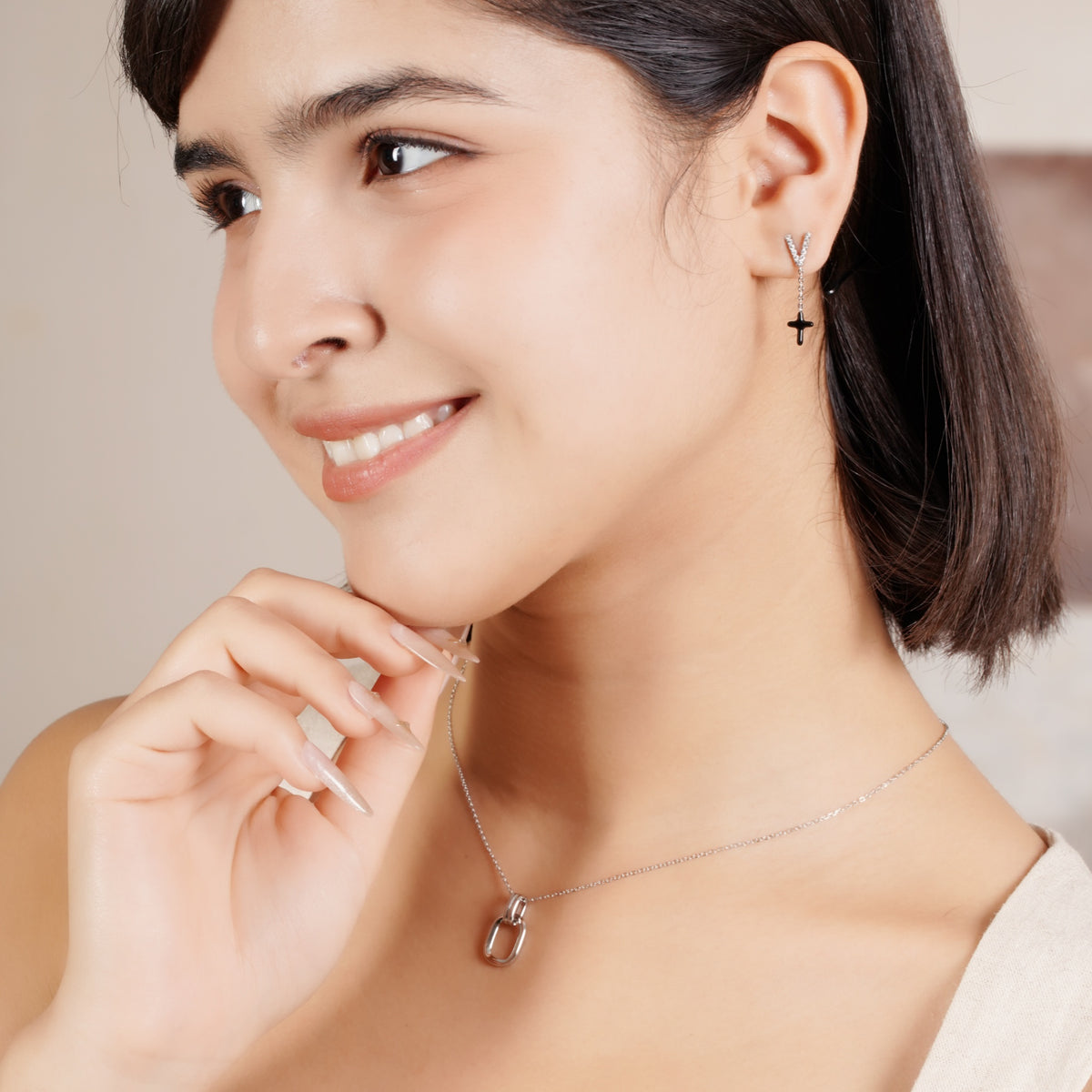 Essential Link Silver Necklace