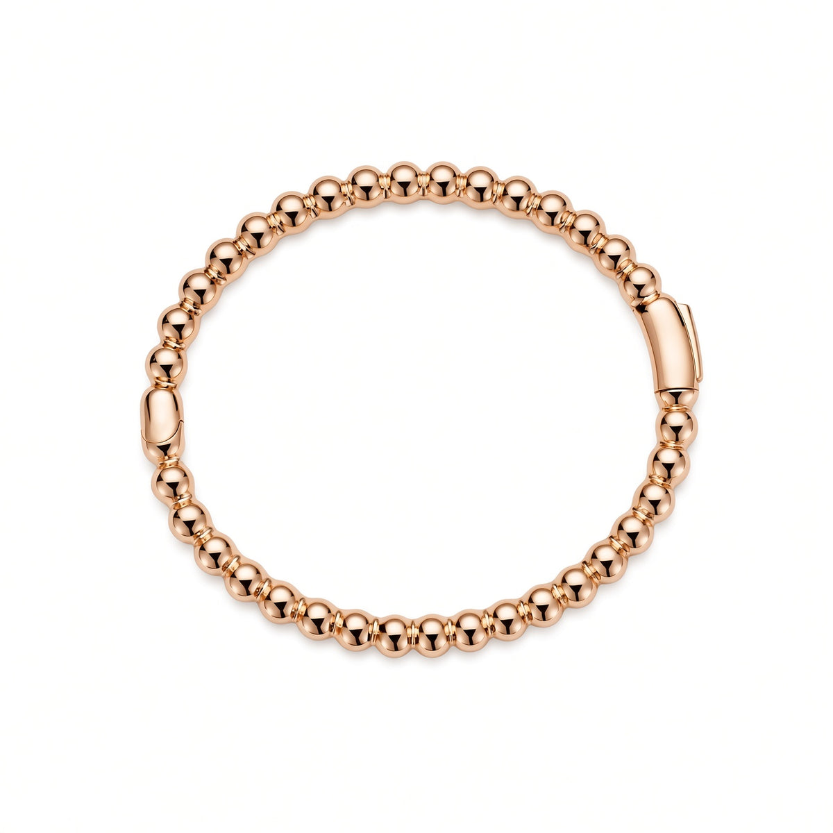 18k Rose Gold Vermeil, High Polish