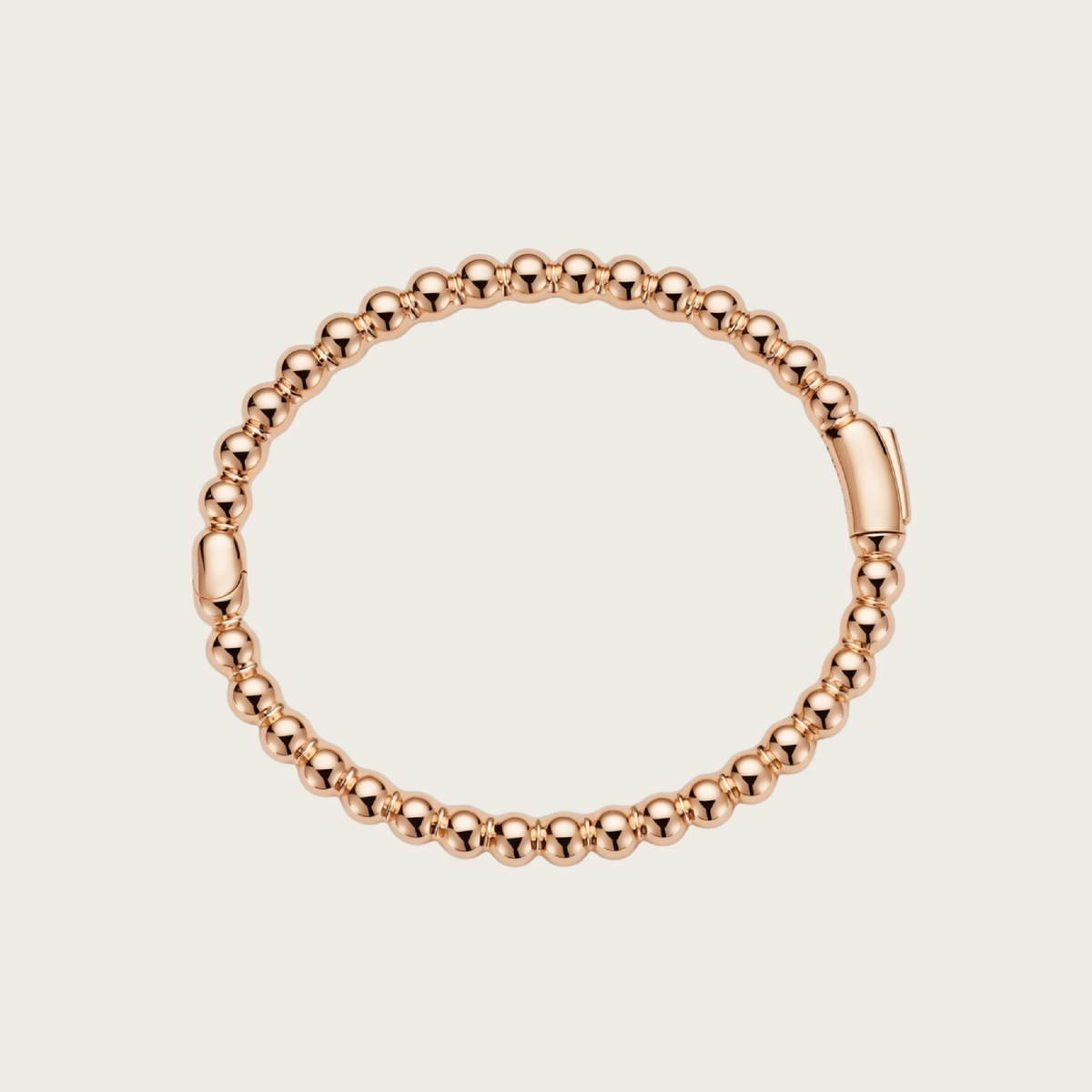 18k Rose Gold Vermeil, High Polish