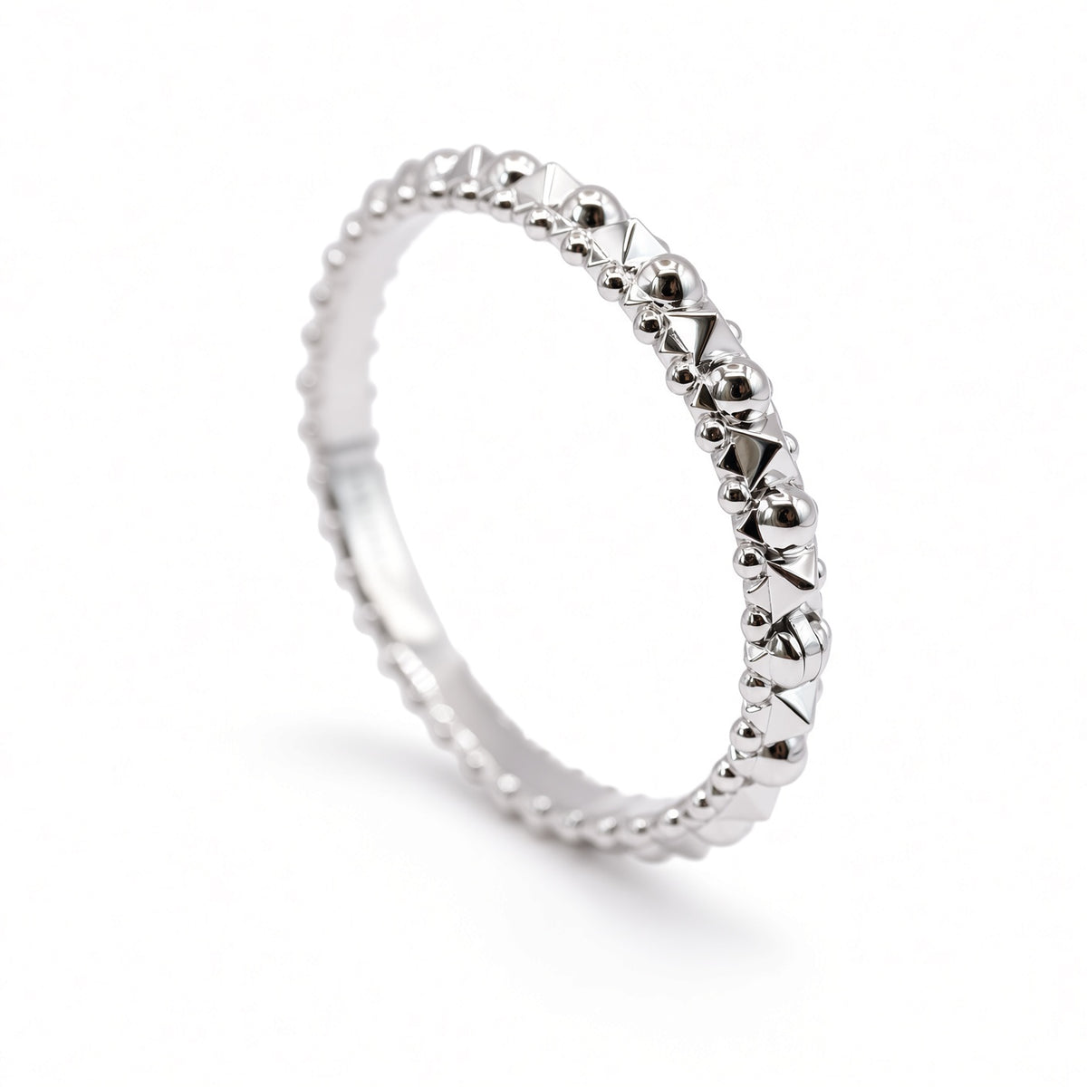 Pyramid Dome Bangle