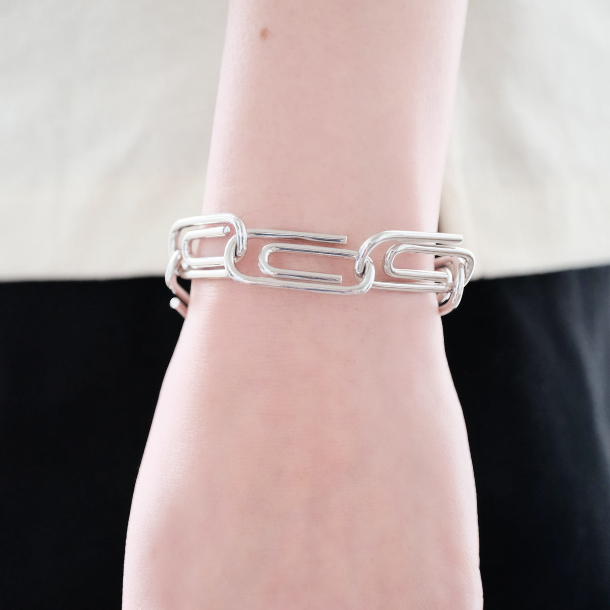 True Paper Clip Bracelet