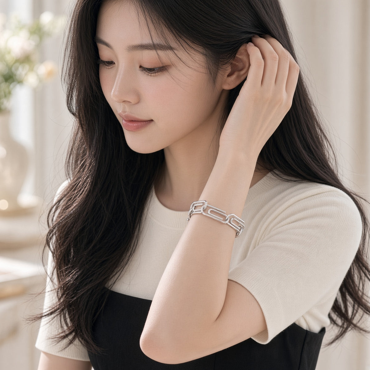 True Paper Clip Bracelet