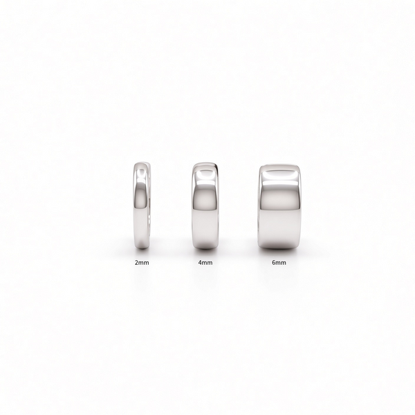 Essential Diamond-Edge Huggie Hoops
