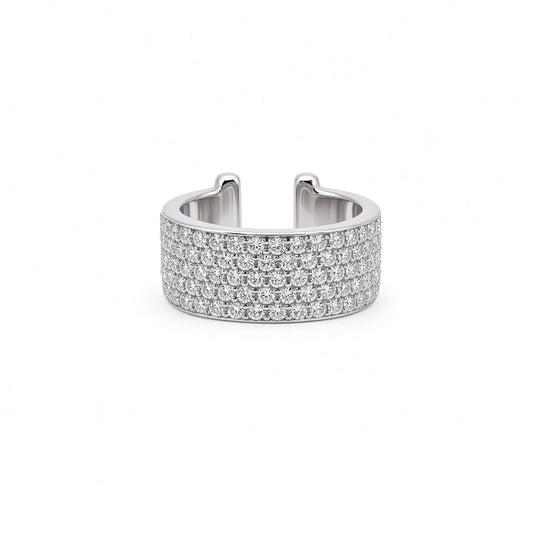 Diamond Pavé Ear Cuff (Single)