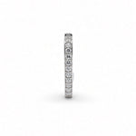 Diamond Rectangular Huggie Hoops