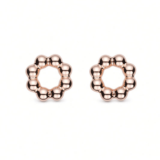 18k Rose Gold Vermeil, High Polish