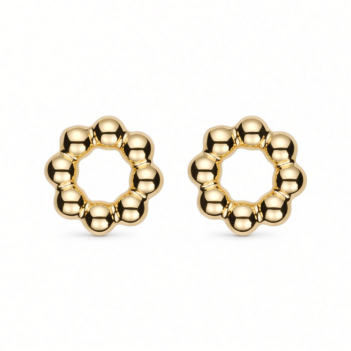18k Gold Vermeil, High Polish