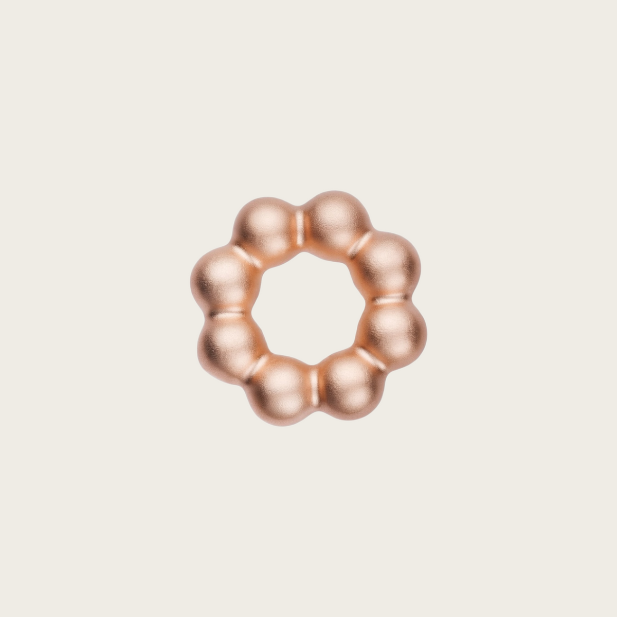 18k Rose Gold Vermeil, Matte