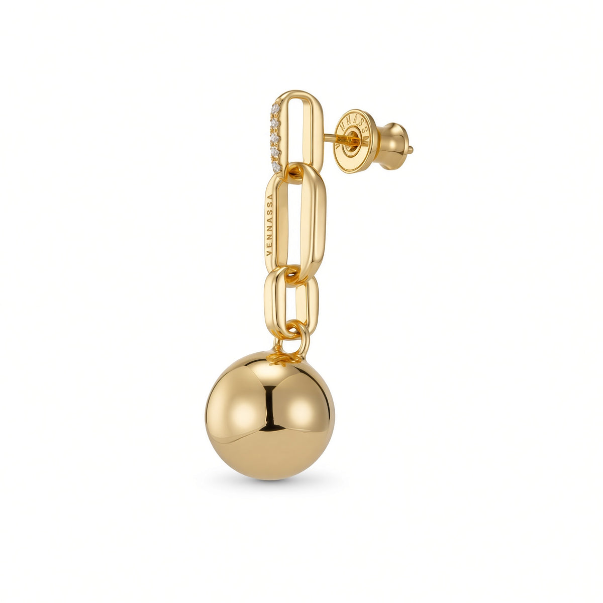 Geometric Balance Sphere Earrings