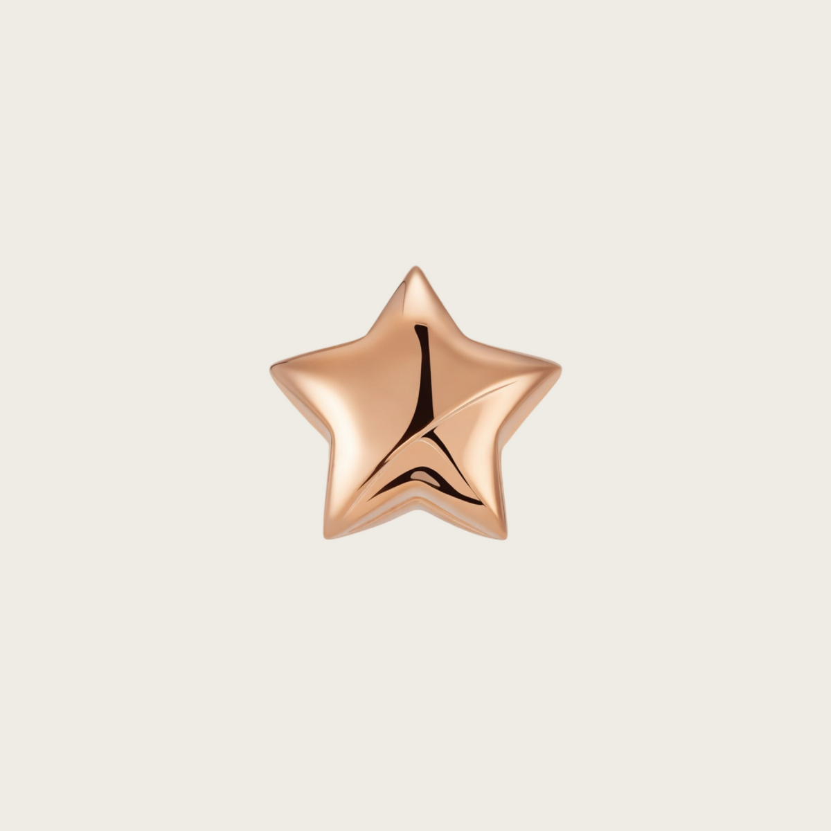 18k Rose Gold Vermeil, Stud