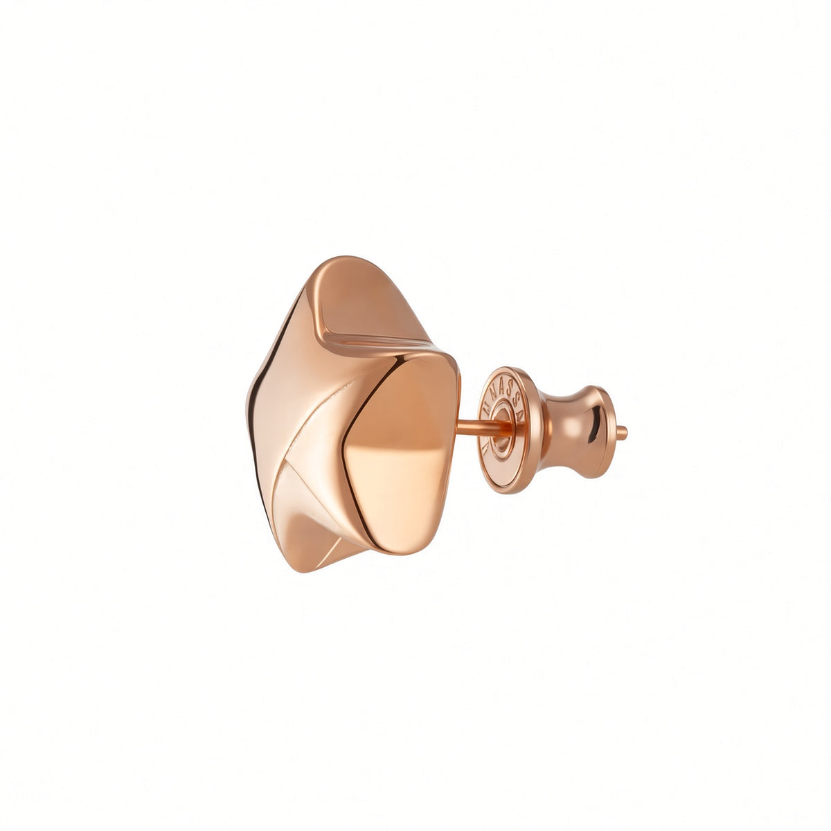 18k Rose Gold Vermeil, Stud