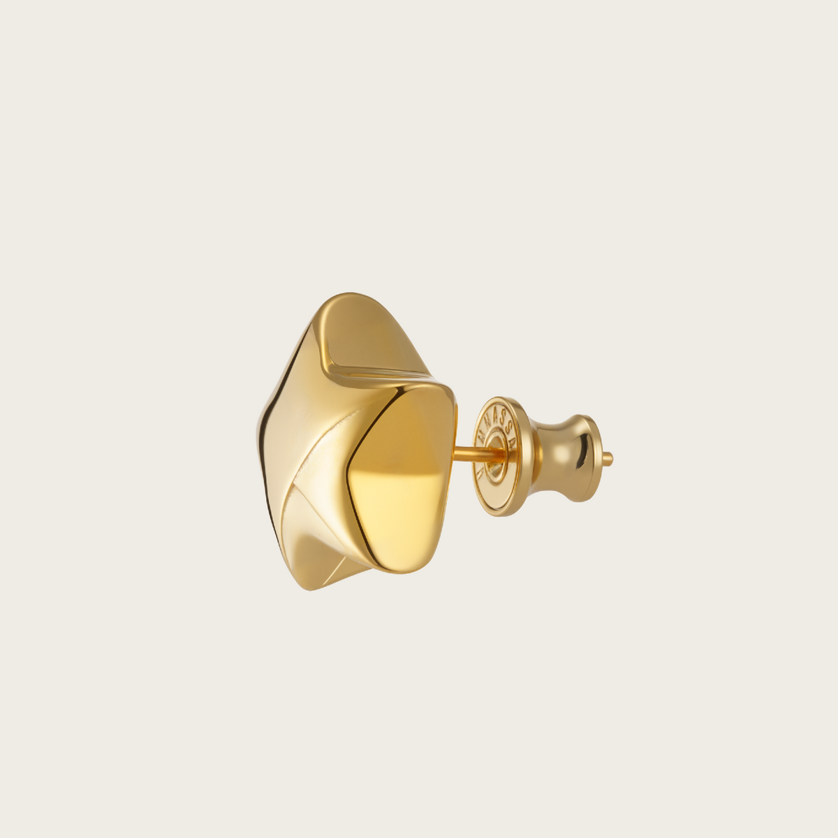 18k Gold Vermeil, Stud