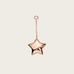 18k Rose Gold Vermeil, Dangling