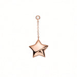 18k Rose Gold Vermeil, Dangling