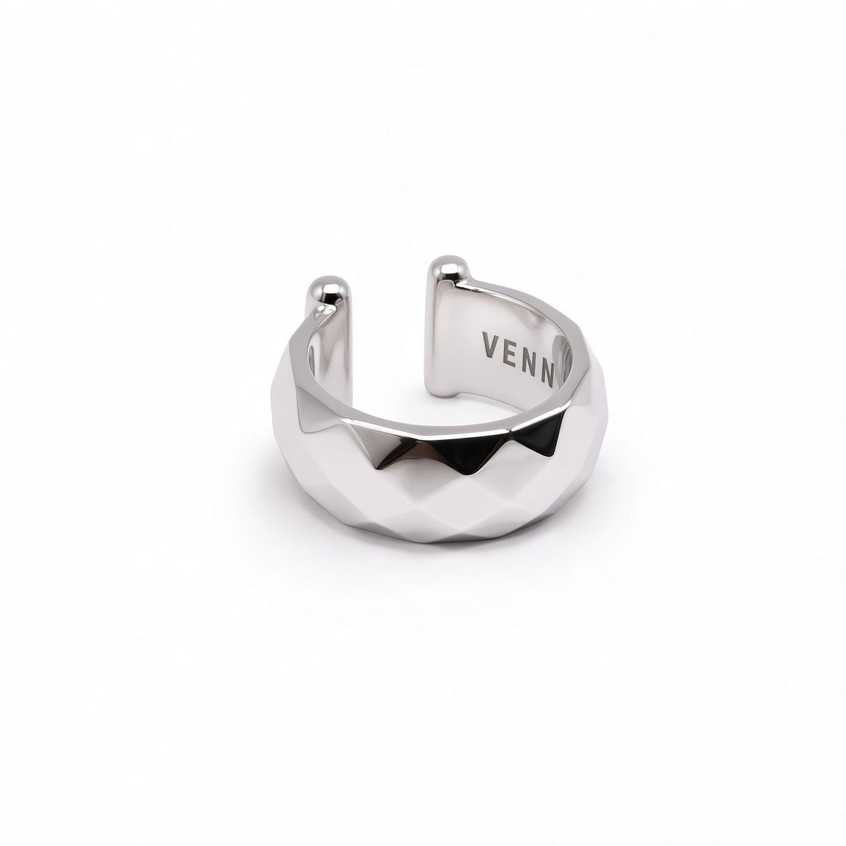 Quilted Facet Ear Cuff (Single)