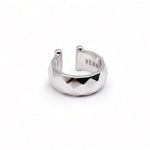 Quilted Facet Ear Cuff (Single)