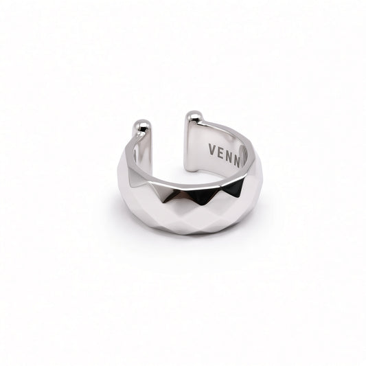 Quilted Facet Ear Cuff (Single)