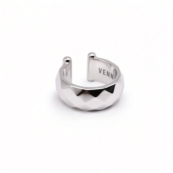 Quilted Facet Ear Cuff (Single)