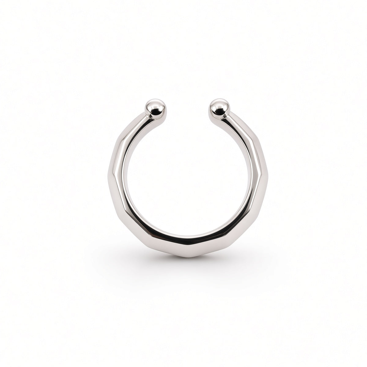 Quilted Facet Ear Cuff (Single)