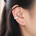 Quilted Facet Ear Cuff (Single)