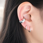 Quilted Facet Ear Cuff (Single)