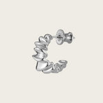 Sculptural Ripple Earring