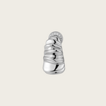 Sculptural Ripple Earring