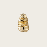 Sculptural Ripple Earring