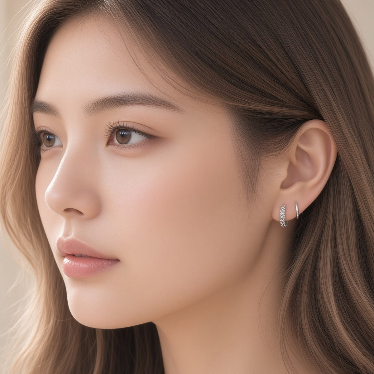 Slim Pyramid Hoops