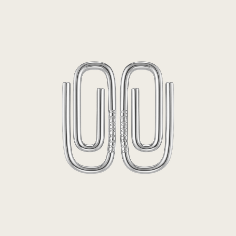 True Paper Clip - True Paper Clip Earring - Your Talisman of Timeless Light