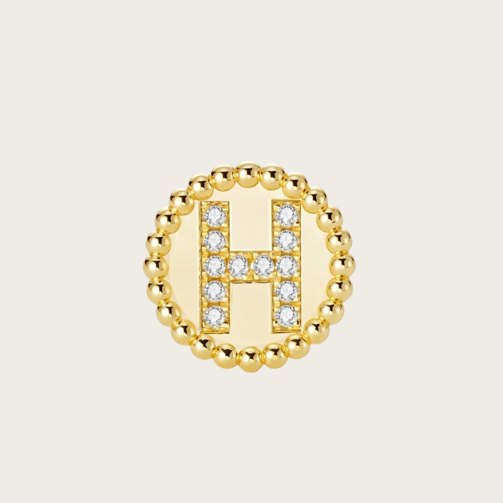 18k Gold Vermeil, H