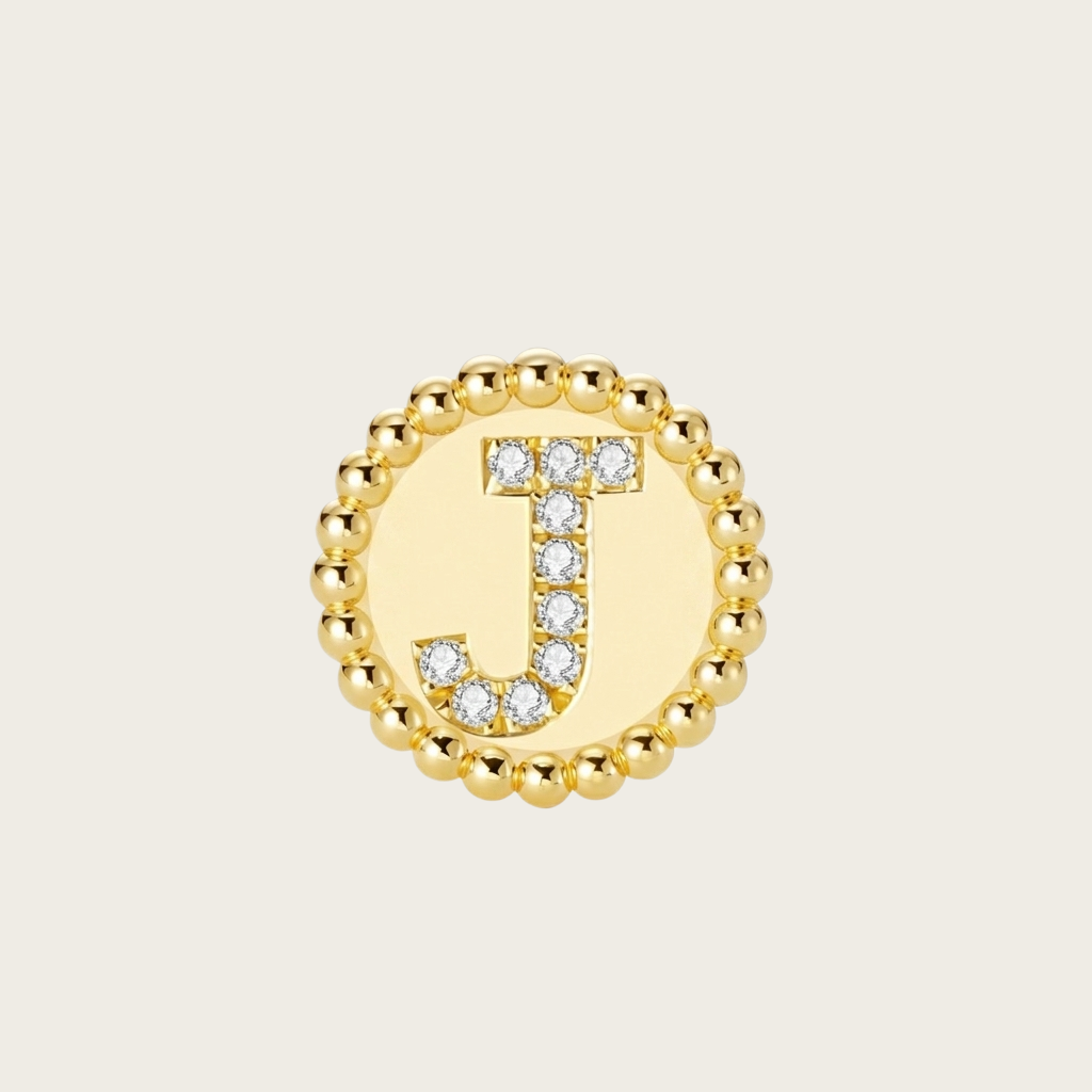 18k Gold Vermeil, J