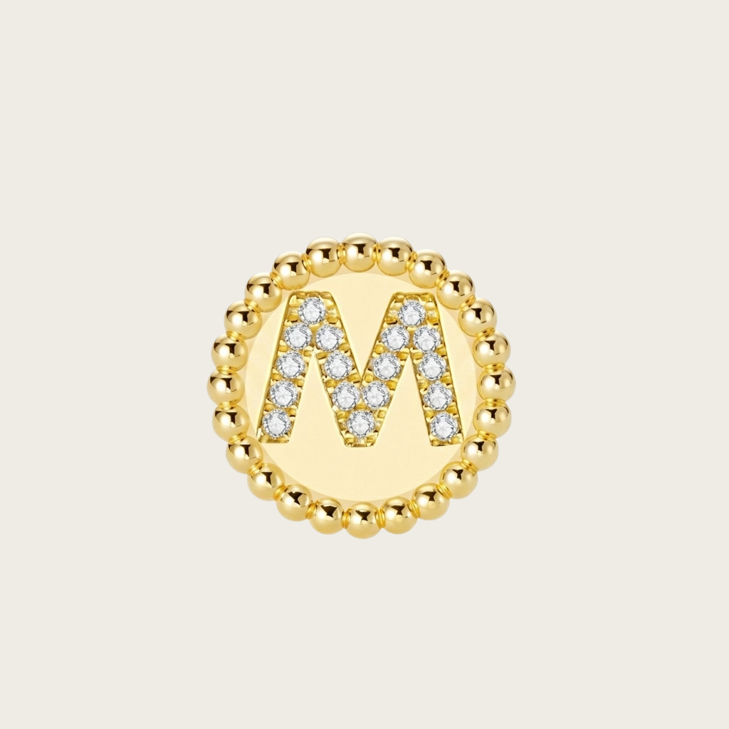 18k Gold Vermeil, M
