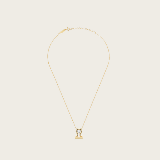 Celestial Whisper - Libra Constellation Necklace - Your Talisman of Timeless Light