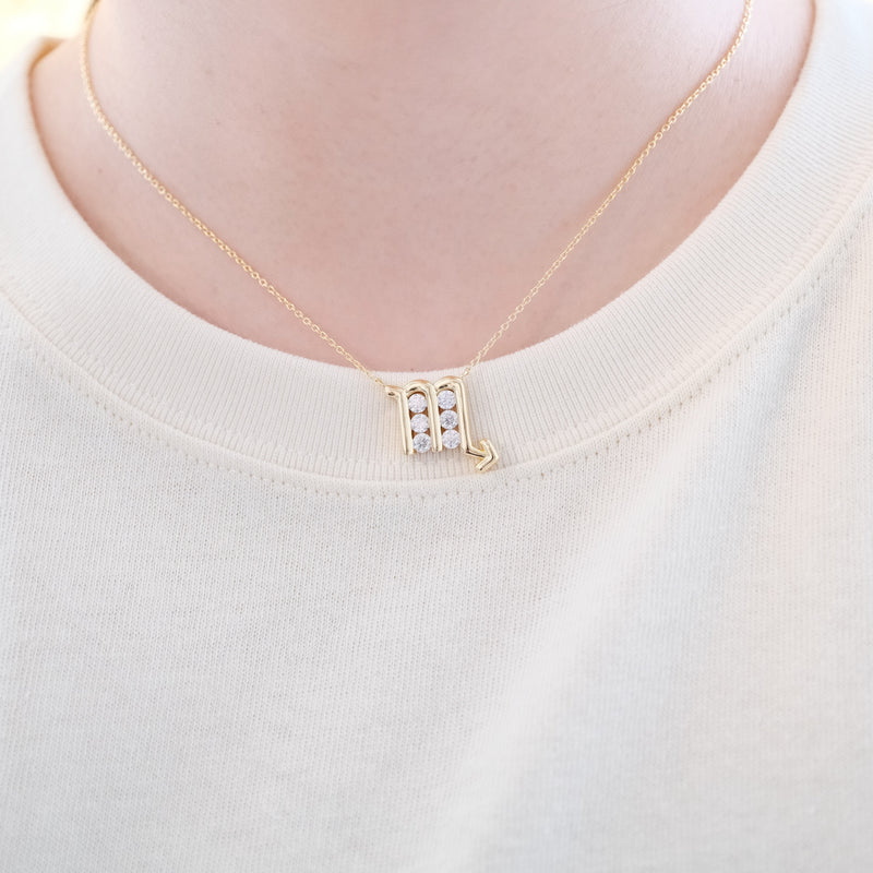 Celestial Whisper - Scorpio Constellation Necklace - Your Talisman of Timeless Light