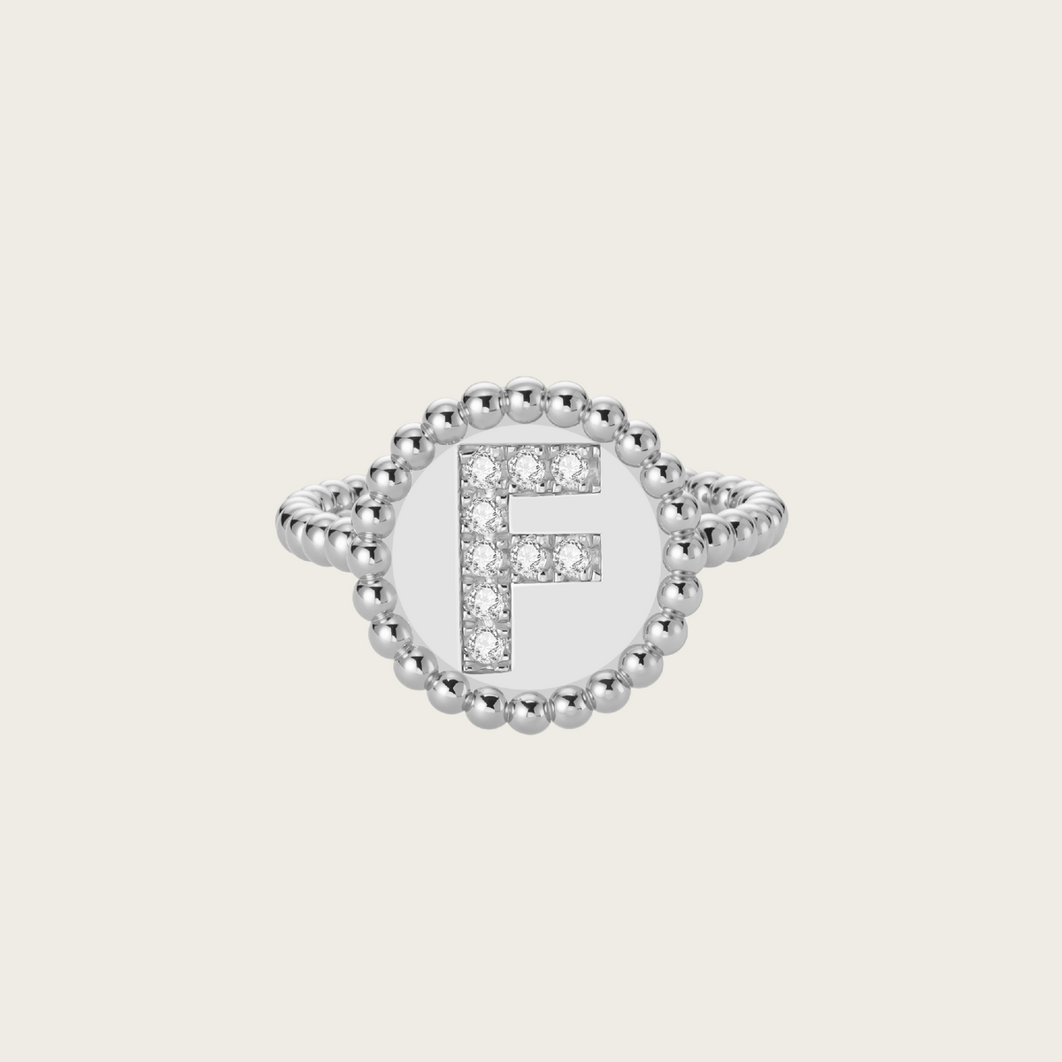Sterling Silver, F